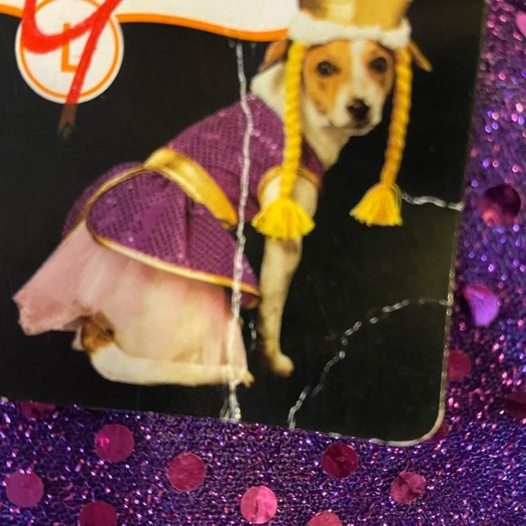 Rapunzel Dog Costume Large 20-29 Lb. NWT - Picture 2 of 5